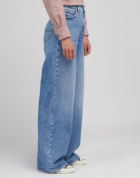 Lee Women's Stella A Line Jeans In Take The Hint - Rodeo In