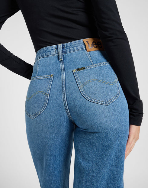 Lee Women's Stella A Line Jeans In Threaded - Rodeo In