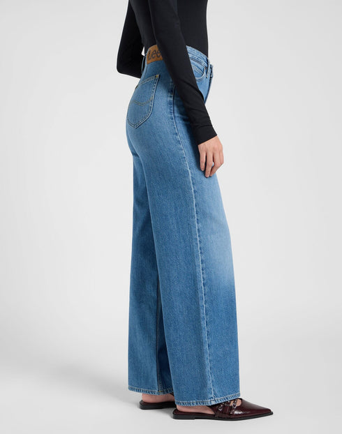 Lee Women's Stella A Line Jeans In Threaded - Rodeo In