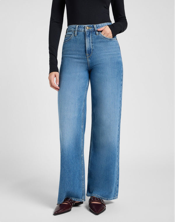 Lee Women's Stella A Line Jeans In Threaded - Rodeo In