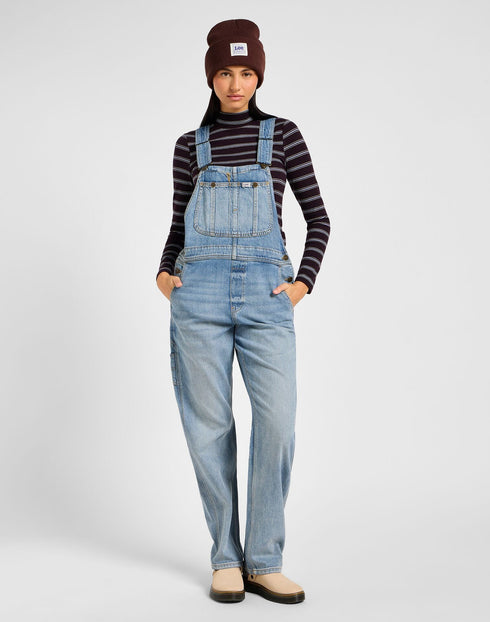 Lee Women's Straight Bib In Blue Glimmer