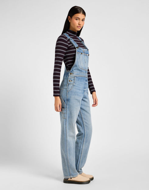 Lee Women's Straight Bib In Blue Glimmer