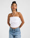 Lee Women's Tube Top In Bright White