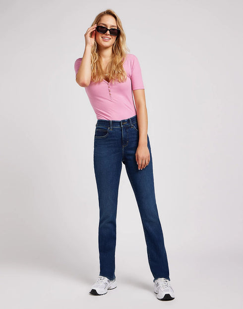 Lee Women's ULC Straight Jeans In Greet The Day