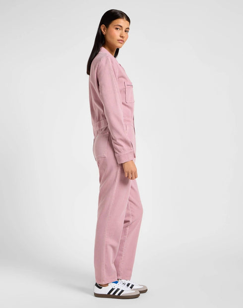 Lee Women's Unionall Overalls in Pretty Plum
