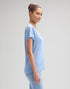 Lee Women's V Neck T-Shirt In Halogen - Rodeo In