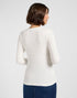 Lee Women's Washed Waffle Long Sleeve T-Shirt In Henley Ecru - Rodeo In