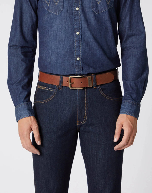 Metal Loop Belt In Cognac - Rodeo In