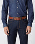 Metal Loop Belt In Cognac - Rodeo In