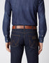 Metal Loop Belt In Cognac - Rodeo In
