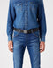 Plate Buckle Belt In Black - Rodeo In