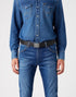 Plate Buckle Belt In Black - Rodeo In