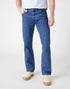Straight Non - Stretch Jeans in Medium Stonewash - Rodeo In