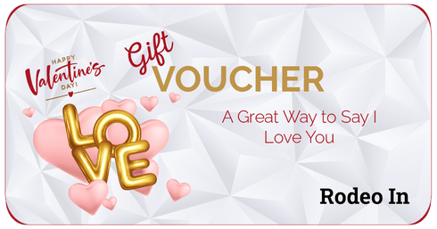 Valentines Gift Cards Voucher - Rodeo In