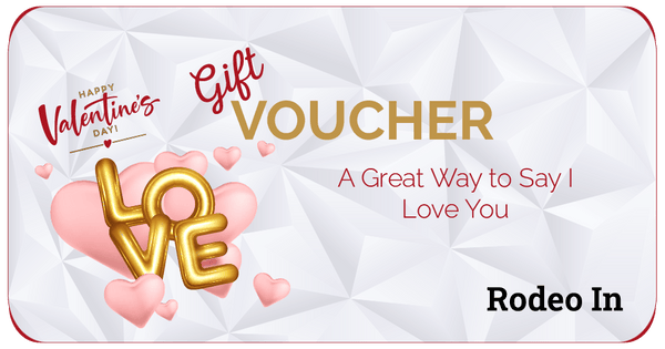 Valentines Gift Cards Voucher - Rodeo In