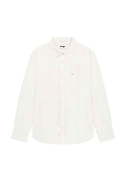 Wrangler Men's 1 Pkt Shirt In White