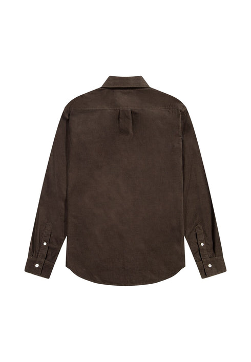 Wrangler Men's 1 Pocket Corduroy Shirt In Mole