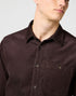 Wrangler Men's 1 Pocket Corduroy Shirt In Mole