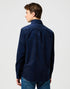 Wrangler Men's 1 Pocket Corduroy Shirt In Navy - Rodeo In