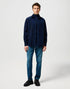 Wrangler Men's 1 Pocket Corduroy Shirt In Navy - Rodeo In