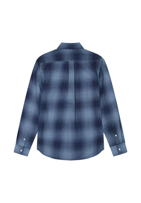 Wrangler Men's 1 Pocket Indigo Shirt In Dark Indigo