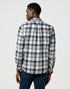 Wrangler Men's 1 Pocket Indigo Shirt In Light indigo - Rodeo In