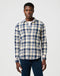 Wrangler Men's 1 Pocket Indigo Shirt In Light indigo - Rodeo In
