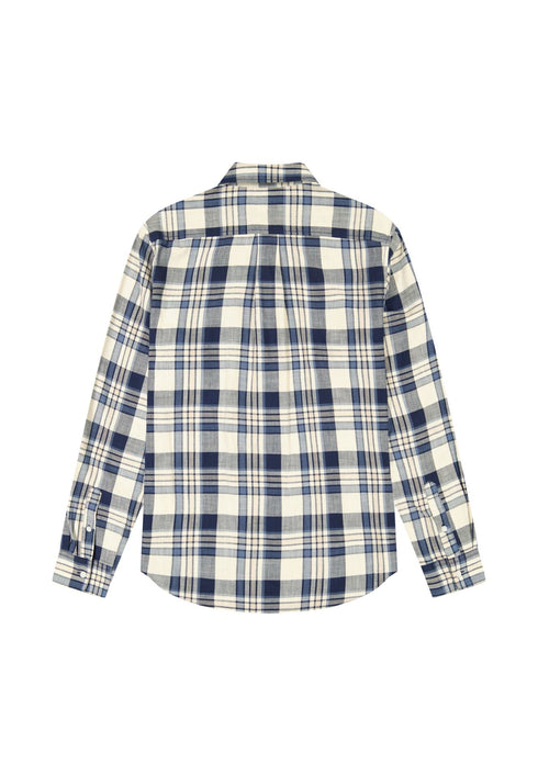 Wrangler Men's 1 Pocket Indigo Shirt In Light indigo - Rodeo In