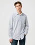 Wrangler Men's 1 Pocket Shirt in Blue Oxford - Rodeo In