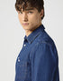 Wrangler Men's 1 Pocket Shirt In Dark Stone