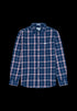 Wrangler Men's 1 Pocket Shirt In Red Indigo