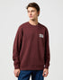 Wrangler Men's Americana Crew Neck In Decadent Chocolate - Rodeo In