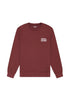 Wrangler Men's Americana Crew Neck In Decadent Chocolate - Rodeo In