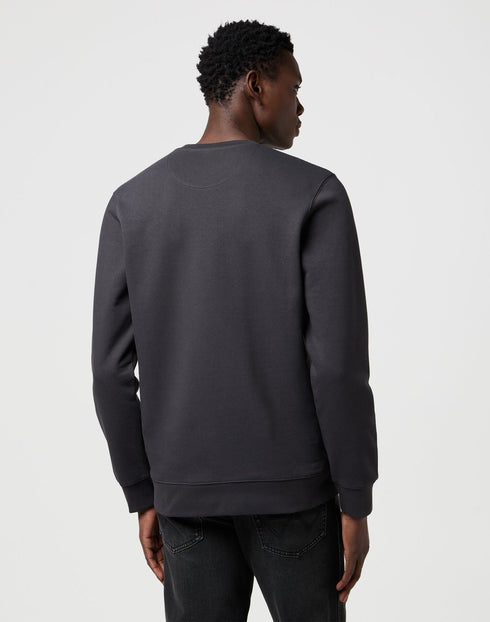 Wrangler Men's Americana Crew Neck In Faded Black