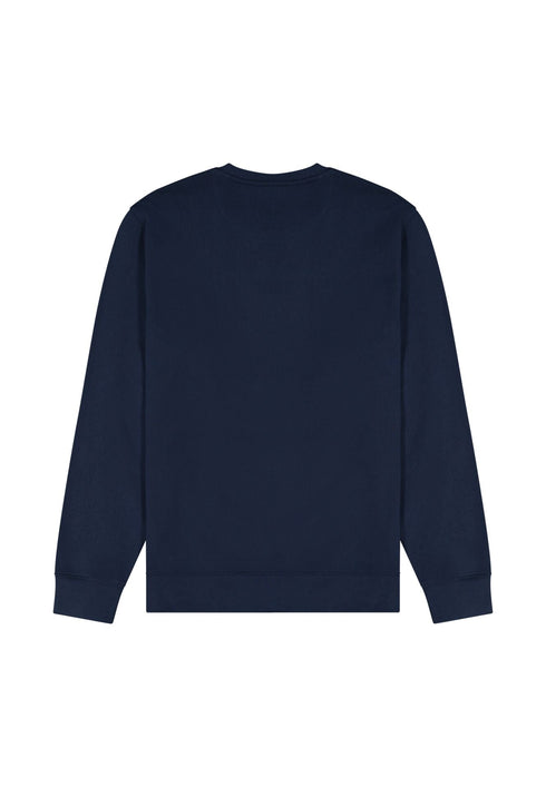 Wrangler Men's Americana Crew Neck Sweatshirt In Navy - Rodeo In