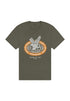 Wrangler Men's Americana Eagle T-Shirt In Dusty Olive - Rodeo In