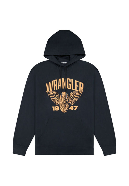 Wrangler Men's Americana Hoodie In Black