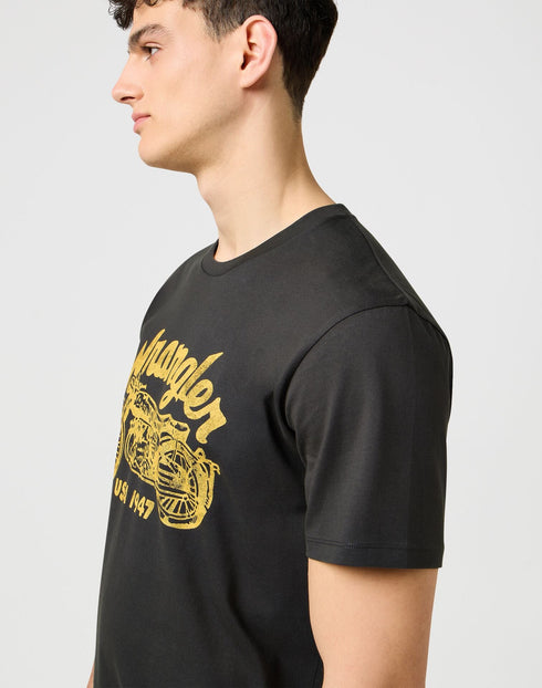 Wrangler Men's Americana T-Shirt in Black - Rodeo In