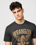 Wrangler Men's Americana T-Shirt in Faded Black - Rodeo In