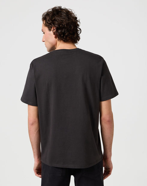 Wrangler Men's Americana T-Shirt In Faded Black