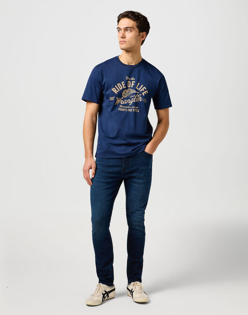Wrangler Men's Americana T-Shirt In Navy