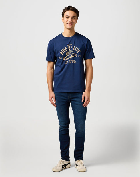 Wrangler Men's Americana T-Shirt In Navy