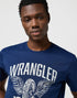 Wrangler Men's Americana T-Shirt in Navy - Rodeo In