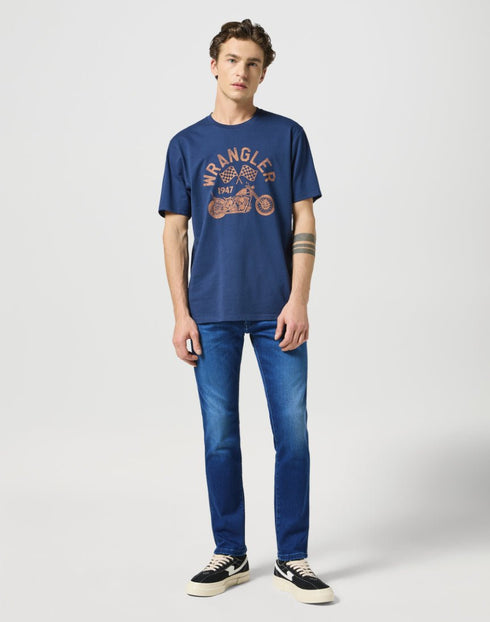 Wrangler Men's Americana T-Shirt in Navy