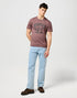 Wrangler Men's Americana T-Shirt in Peppercorn - Rodeo In