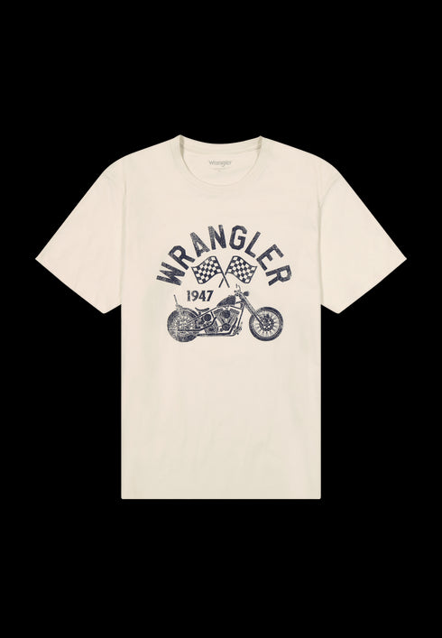 Wrangler Men's Americana T-Shirt in Vintage White