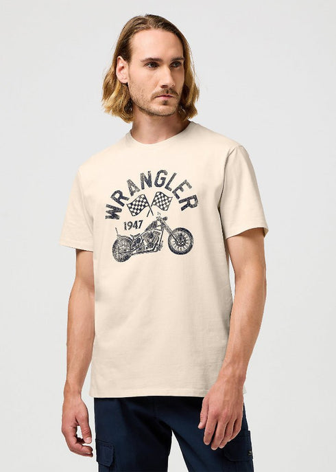 Wrangler Men's Americana T-Shirt in Vintage White