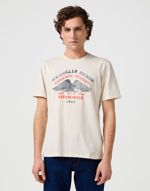 Wrangler Men's Americana T-Shirt In Vintage White