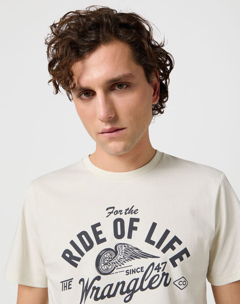 Wrangler Men's Americana T-Shirt In Vintage White