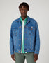 Wrangler Men's Anti Fit Jacket In Blue Eyes Blue - Rodeo In